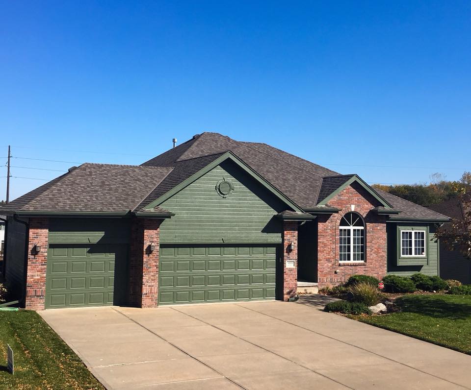 green home siding