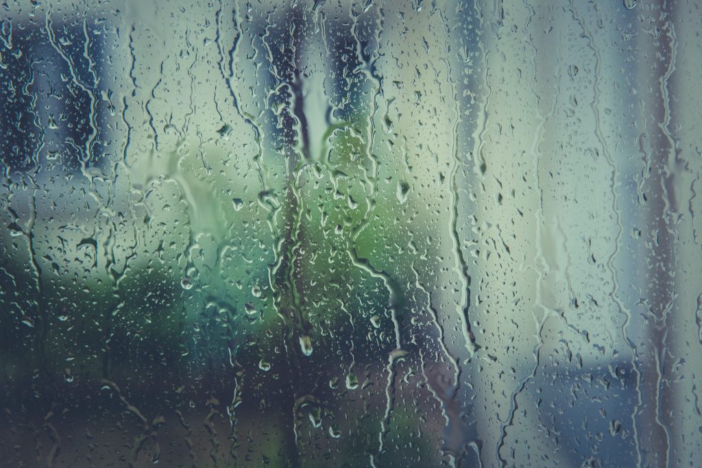 raindrops on windows